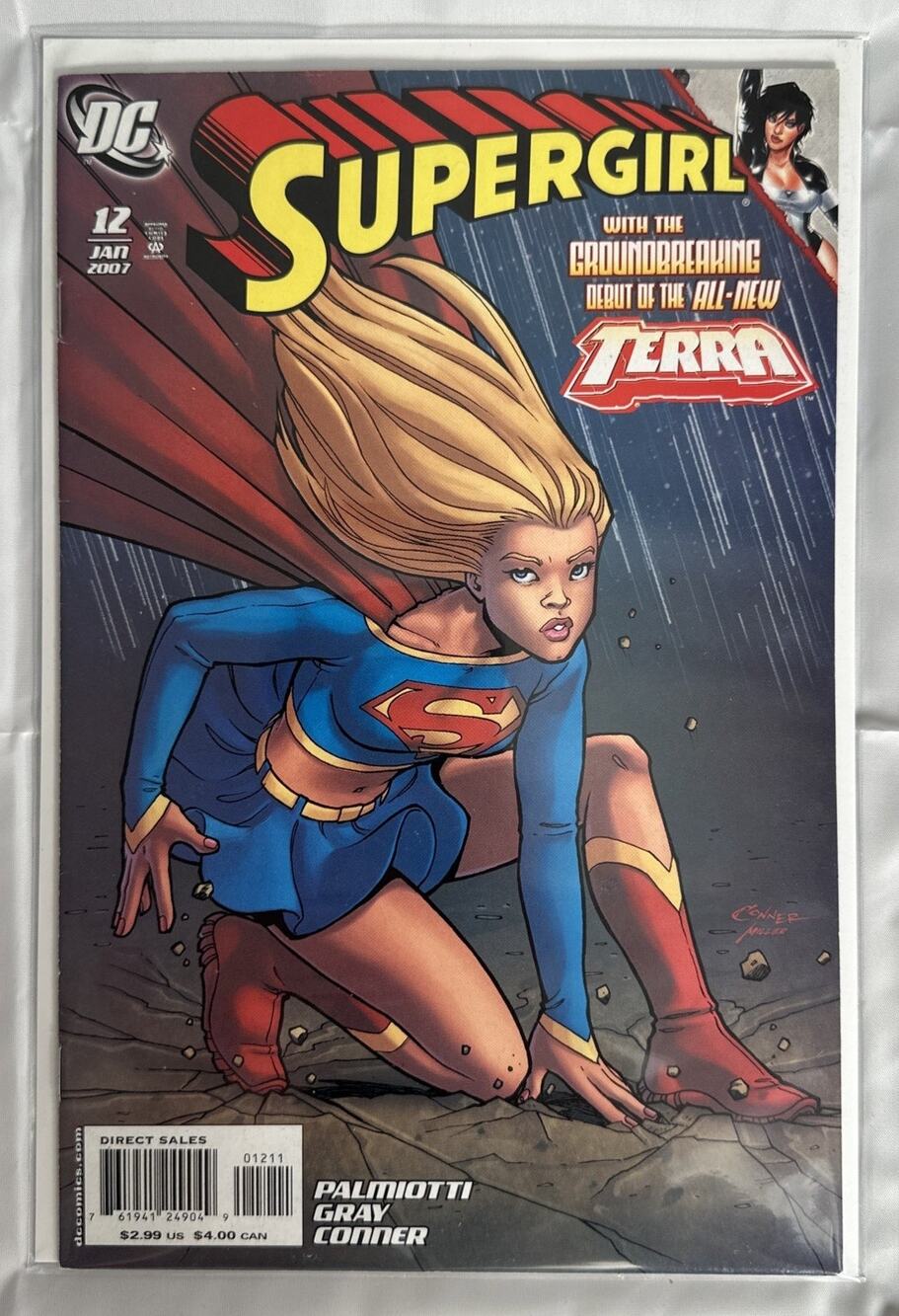 Supergirl #12 Comic DC 2007 1st Appearance Atlee New Terra Amanda Conner RARE